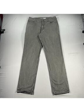 Carhartt Relaxed Fit Canvas Work Pants Mens 34x34 (Fits 33x33) Green BN2517-M